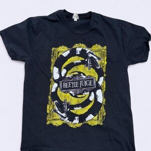 Beetlejuice Graphic Tee Black Movie Shirt M